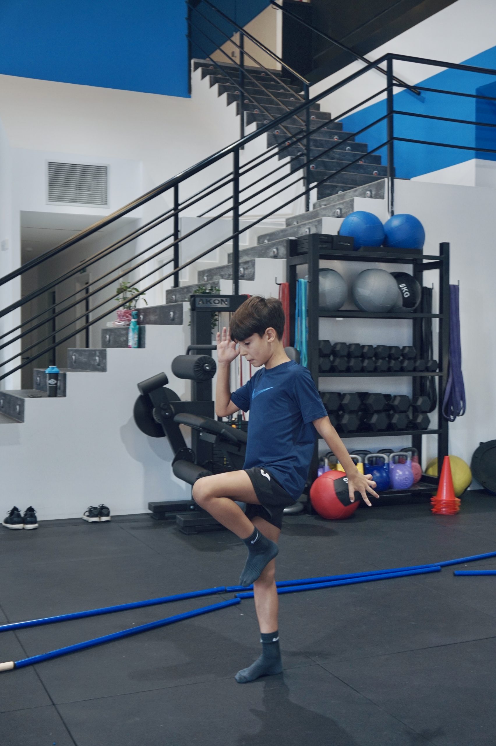 sesión de entrenamiento para niños en fuenlabrada